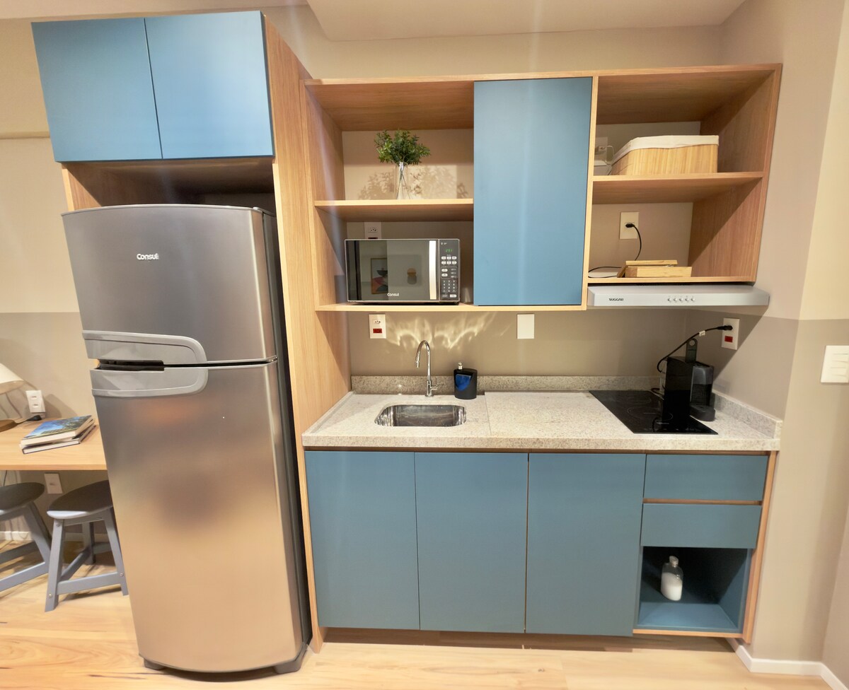 Top Airbnb: Studio103 Vila Clementino 5 min Subway/Shop Sta Cruz em Saúde