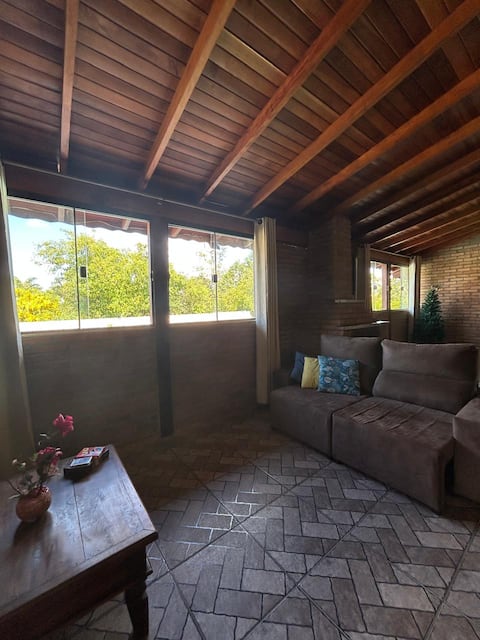 Top performing Airbnb: Farmhouse with heated pool near Ninho Verde in Porangaba