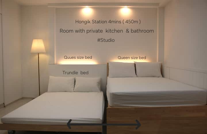 홍대 Hongik Stn 3min Detached House Patio Bbq / 8 - Seoul