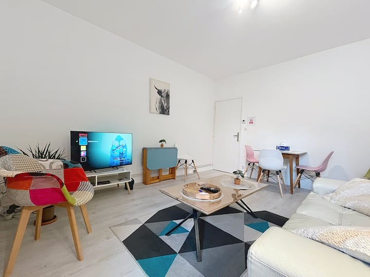Le Saurupt :Appart Familial 5 Pers /Parking Inclus - Nancy