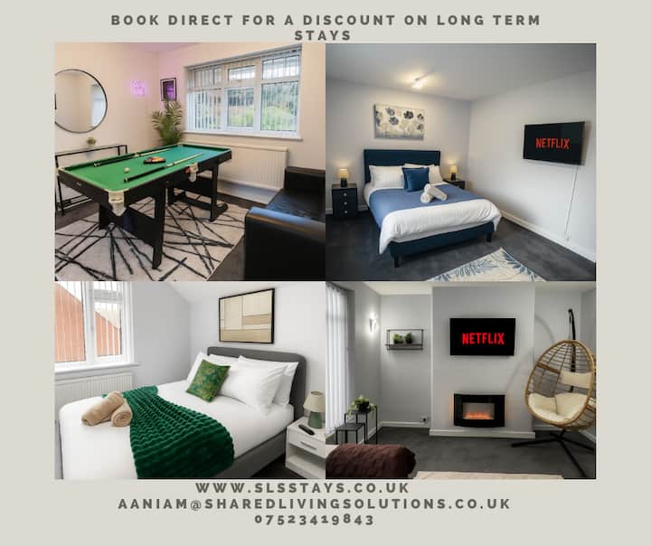 Spacious 3br Family Retreat In Hale Barns Sleeps 7 - Knutsford