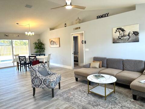 Popular Airbnb listing: Newly Renovated Pool Home in Palm Coast