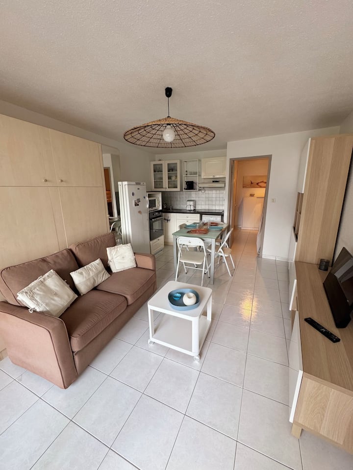 Grand Studio 4 Pers, Parking, Terrasse Fermée - La Grande-Motte