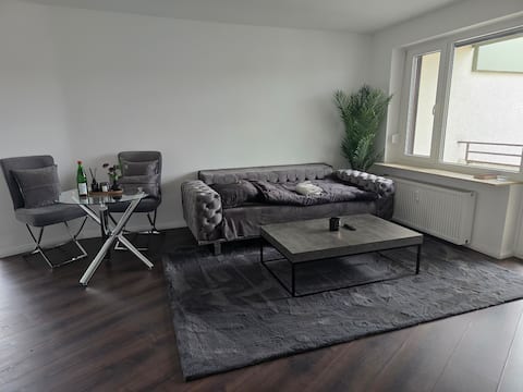 Leistungsstarkes Airbnb: Modern 2-room apartment with balcony, near the trade fair. in Wülfel