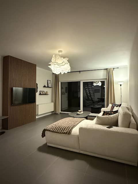 Top Airbnb: Beautiful duplex design 5 people near Atomium in Laeken Laken