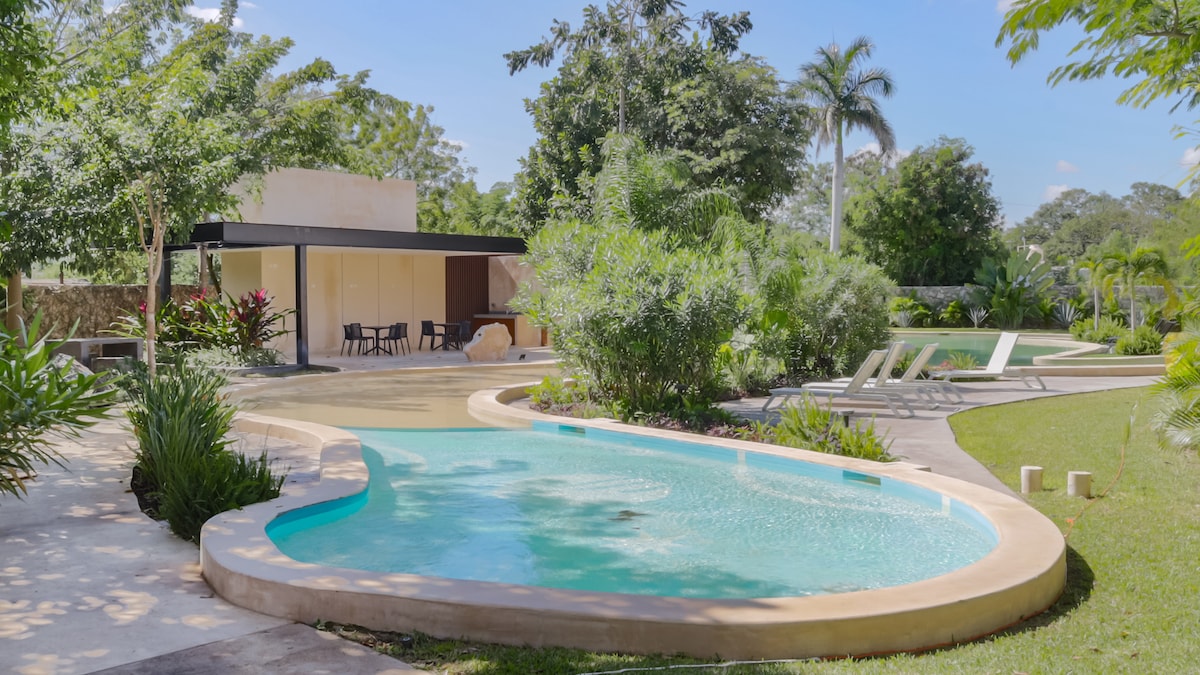 Airbnb con mejor rendimiento: Coco's House/ Rooftop / Pool / 2 BR / WiFi en Colonia Dzitya