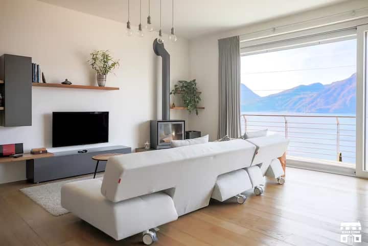 Appartamento Belago: Piscina, Sauna, Vista Lago - Varenna