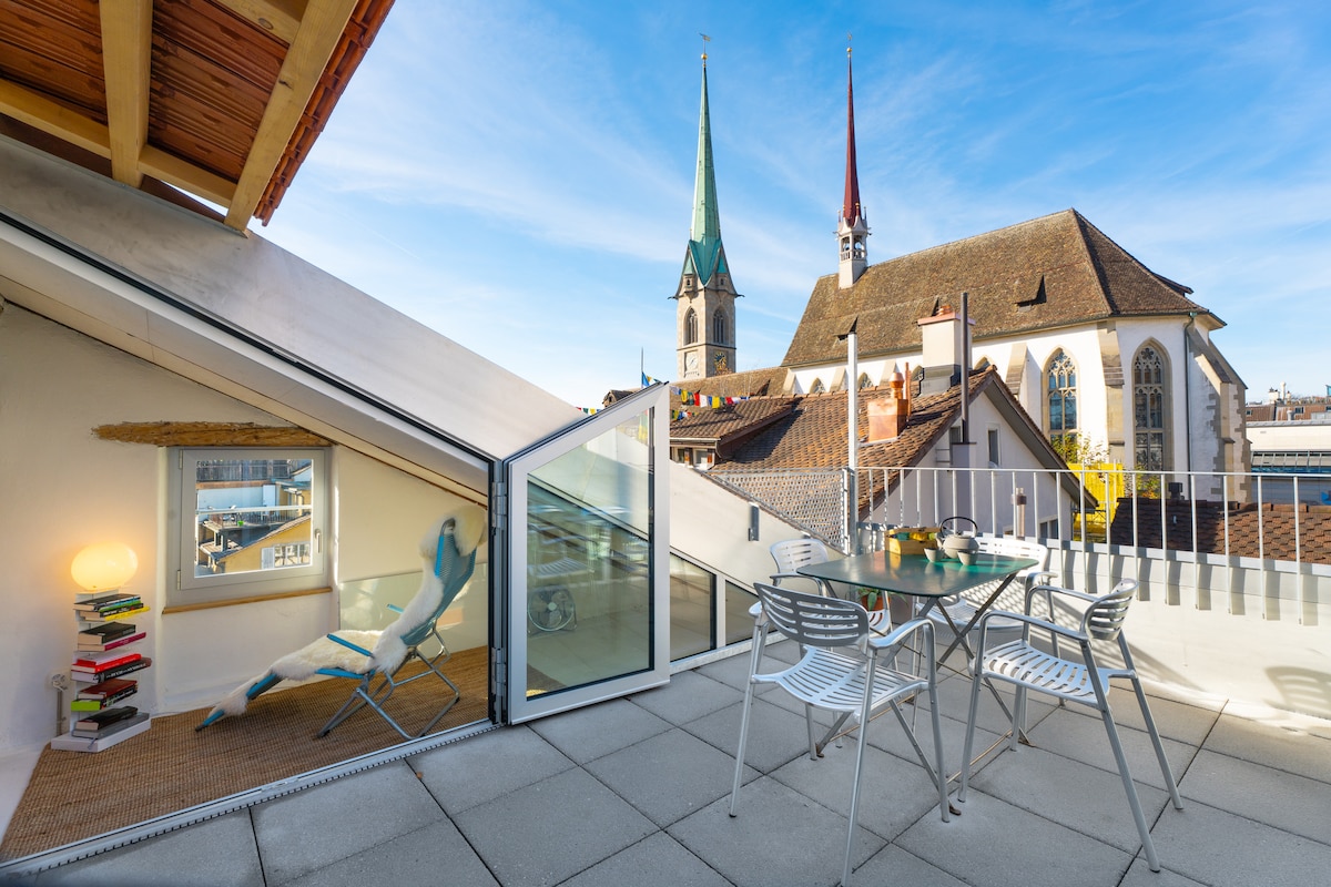 Image showcasing High-End 3BR Penthouse Private Rooftop Terrace, Bergen, Norway
