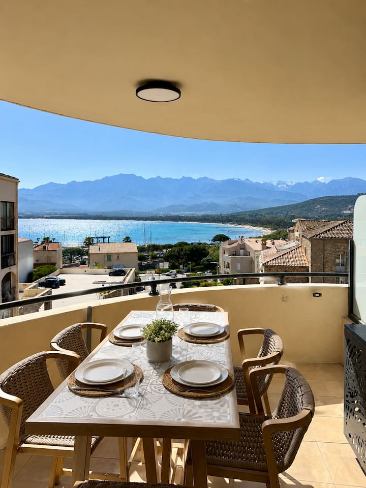 T3 Vue Mer Et Montagne Calvi Centre Et Plage - Calvi
