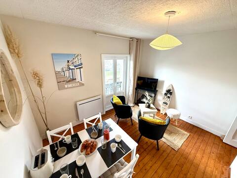 Popular Airbnb listing: The Wim'Break, Center and Sea 2 steps away in Wimereux