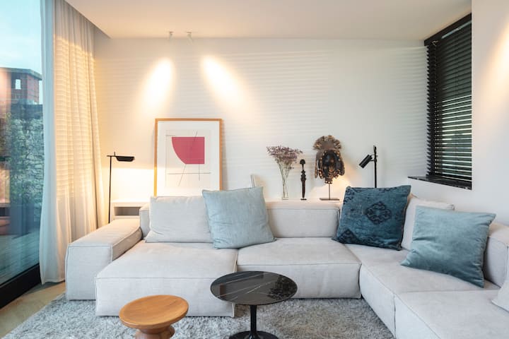Design Penthouse +Ruim Terras Met Zicht Op Water - Gand