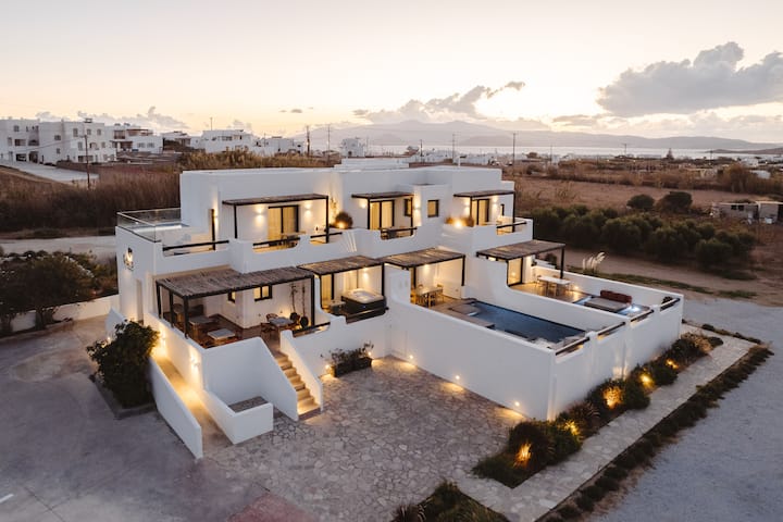 Kalea Lux Family Villa Private Pool & Seaviews - Naxos