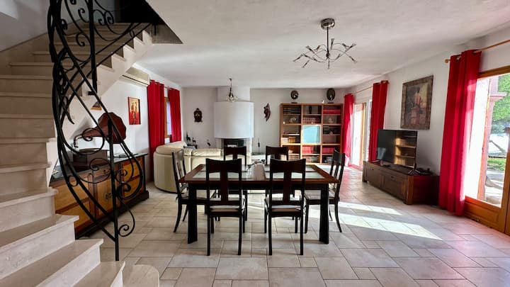 Villa Familiale Avec Piscine Et Plage à Pied - Porticcio