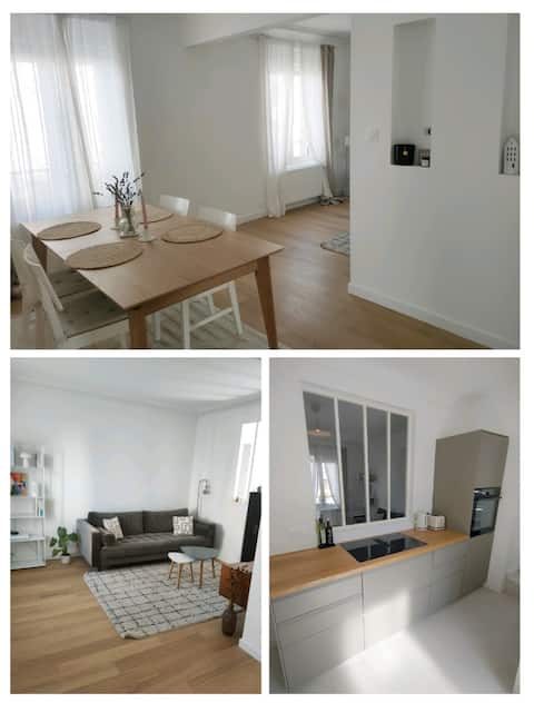 Charming house - 6 people - garden + parking