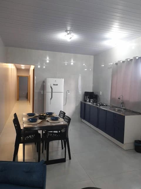 Modern coziness, air in all the bedrooms
