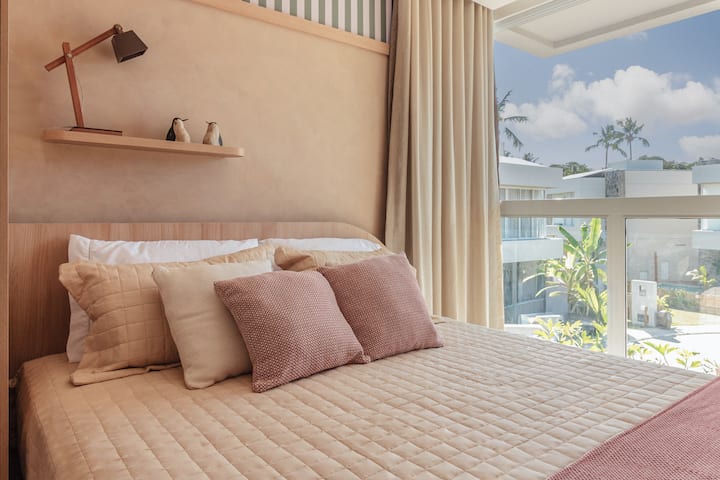 Suíte Tropical: conforto e elegância para as férias dos sonhos.