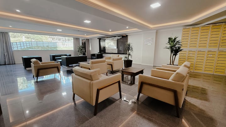 Vista Mar E Roda Gigante Studio Confortável +Vaga - Brazilië