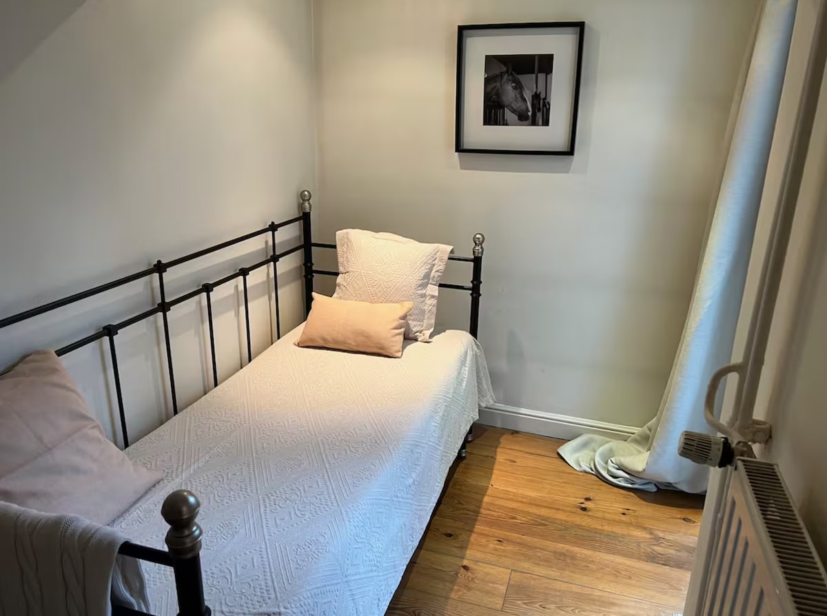 חדר השינה לאורחים יכול להיות המקום השקט שלכם לקריאת ספר במהלך היום