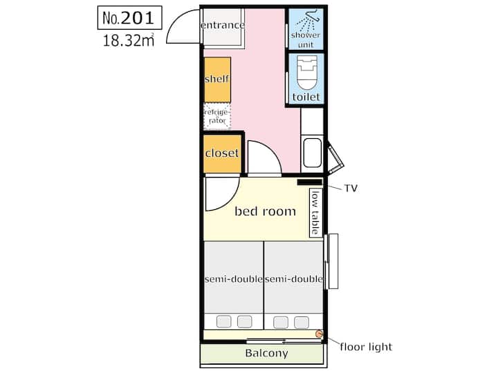 【Open割】池袋駅から15分｜閑静な住宅街｜最大4人｜高速wi-fi｜ - Ikebukuro