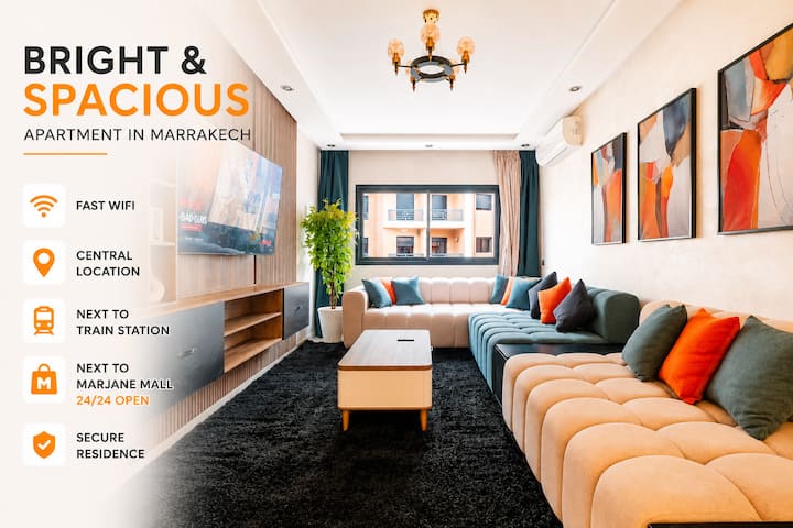Luxury 3 Bedroom Appartement In Center Gueliz - Marrakesh