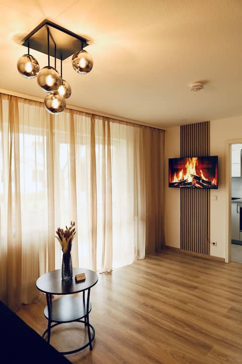 Popular Airbnb listing: Modern 2-room apartment parking terrace garden in Dresden