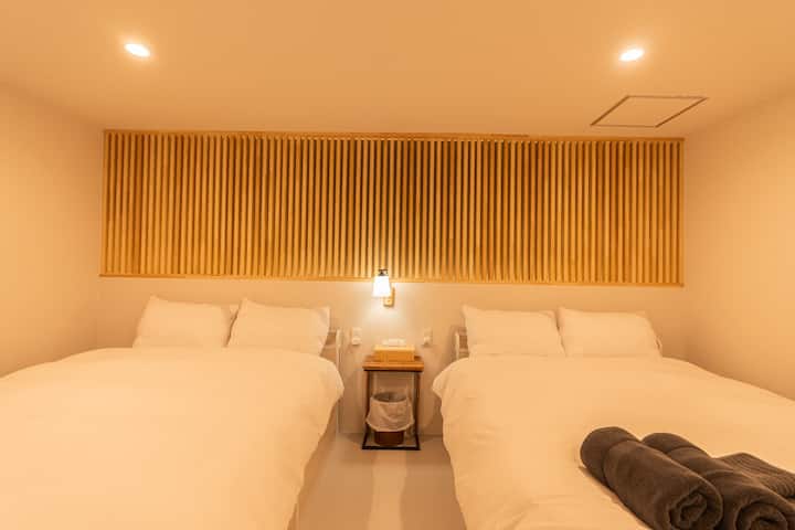 Rest deeply after a day of adventure. We provide high-quality linens and a quiet atmosphere to ensure you wake up refreshed and ready for another day in Osaka.