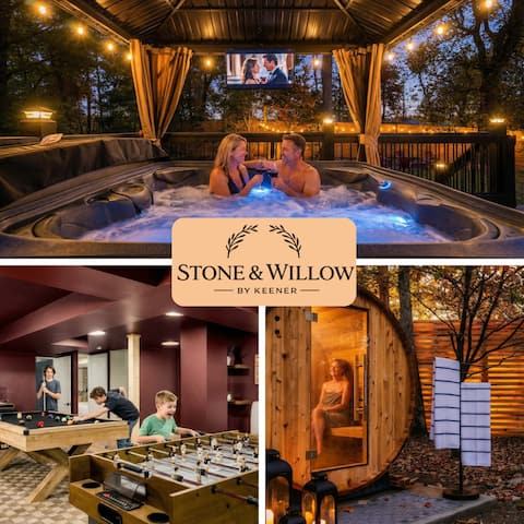 Hot Tub + Sauna • Sleeps 12 • Near Pigeon Forge