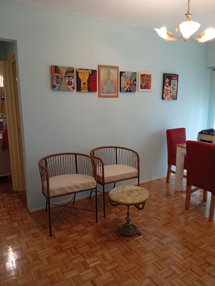 Two-room apartment for two in La Paternal