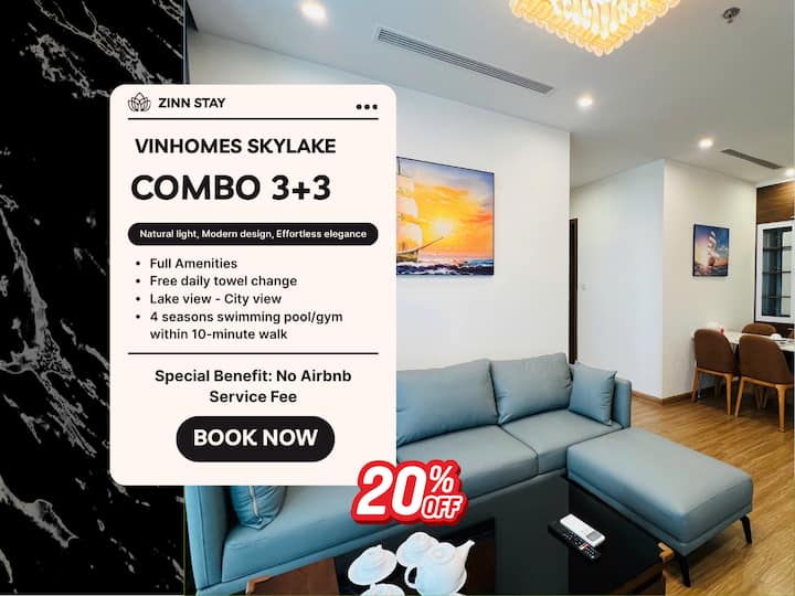 Two Modern 3br+3br Apartments - Vinhomes Skylake - Chine
