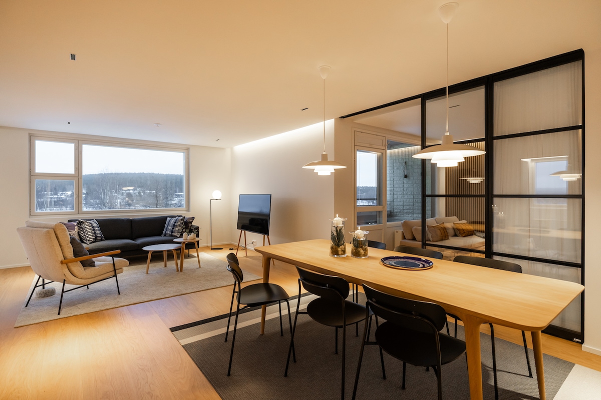 Penthouse Ounas mit privater Sauna - Wohnungen zur Miete in Rovaniemi ...