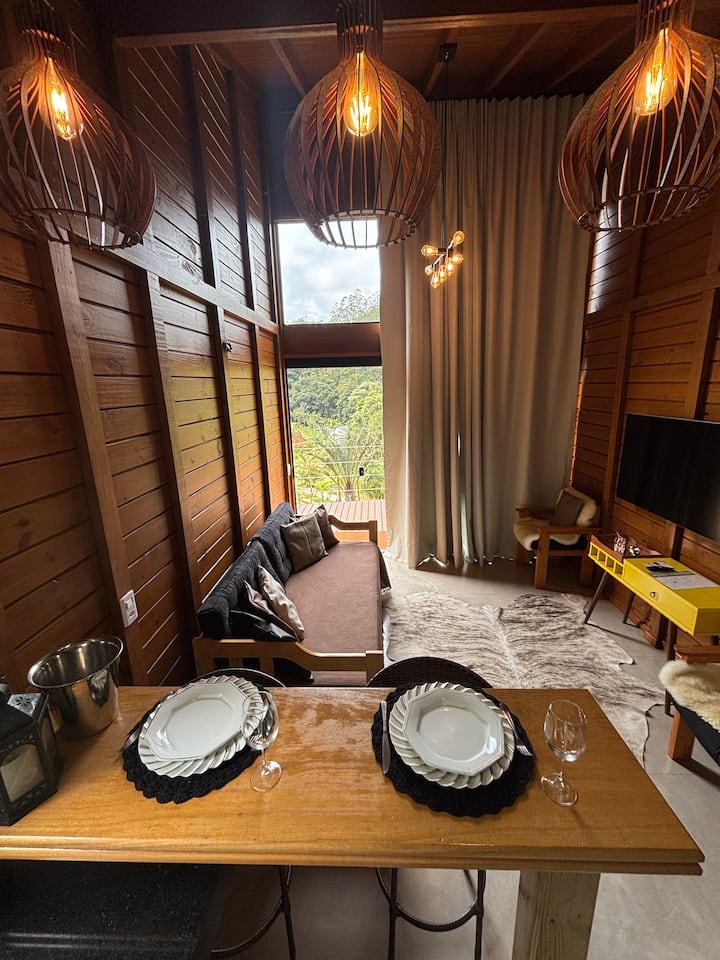 Chalé Jasmim - Sítio Rancho Mineiro - Domingos Martins
