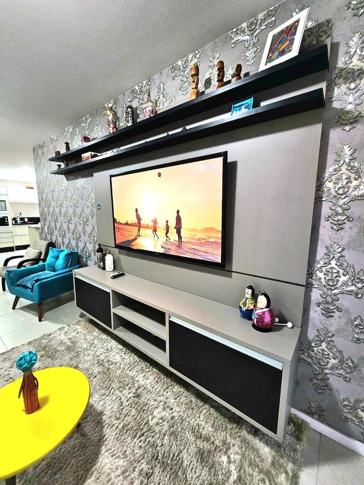 5min Praia, 3 Suítes, Churrasqueira, Piscina, Acad - Governador Celso Ramos