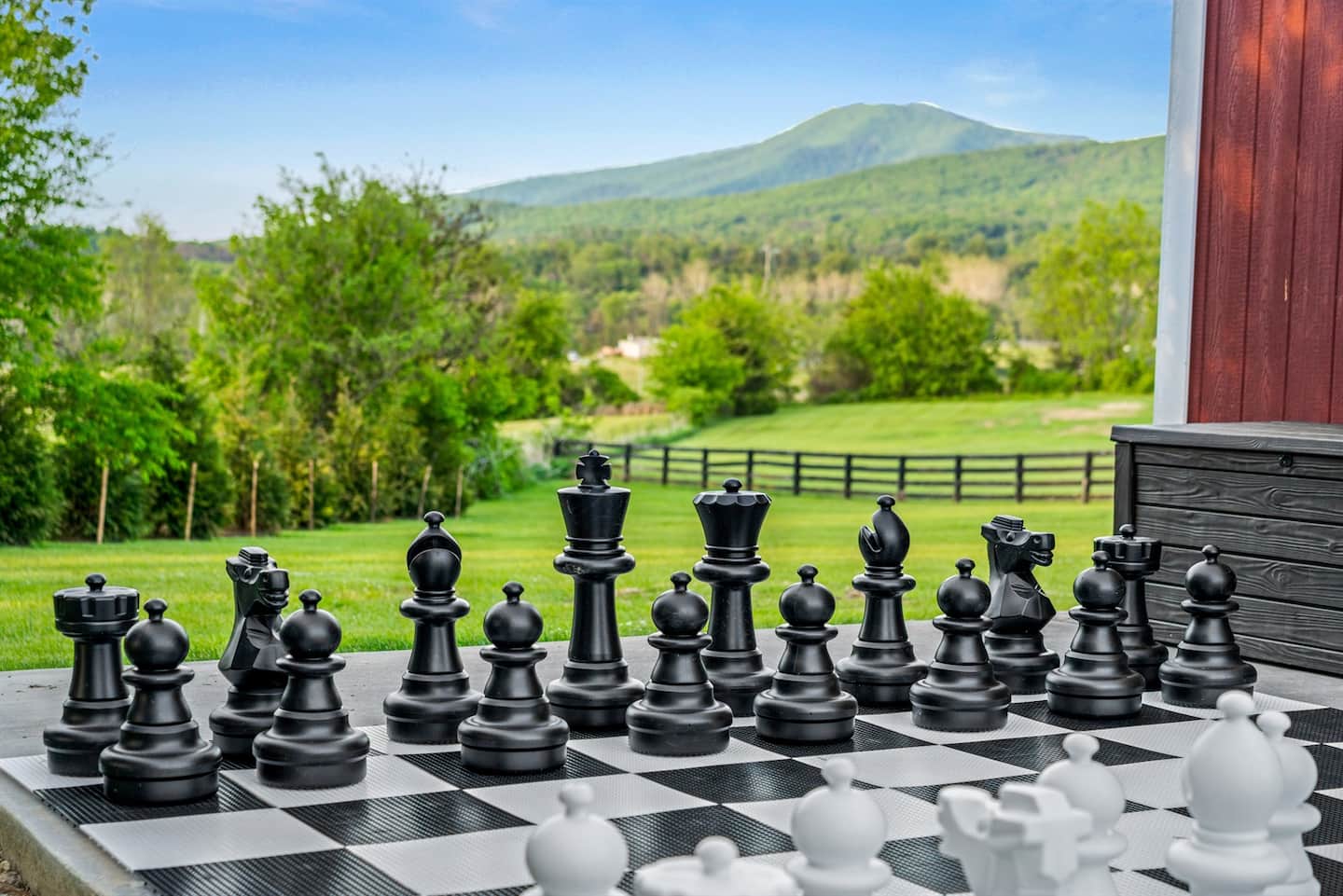 The life-size chess board — a new way to enjoy a classic with friends and family.