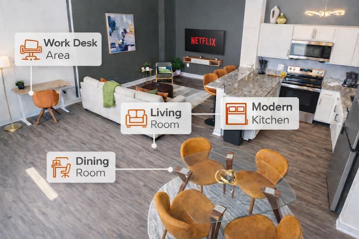 Free Parking + Skywalk | Walk To Stadiums 1br - Indianapolis, IN