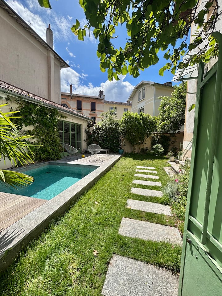Maison Ville, Jardin & Piscine Cœur Croix Rousse - Lyon