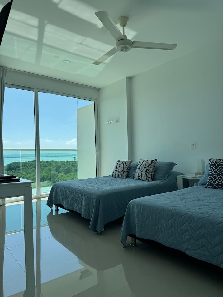 房间-2张双人床