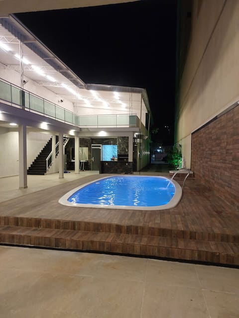 excellent space with pool and barbecue area.