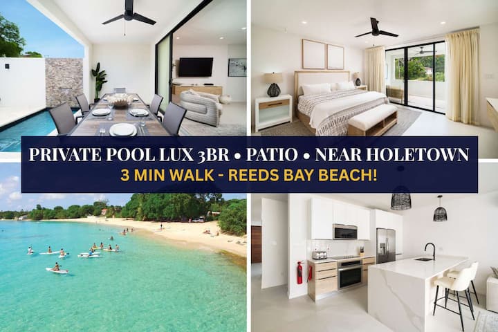 Walk To Beach, New Elegant 3br With Pool ! - Barbados