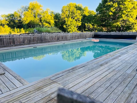 Accommodation on the banks of the Garonne