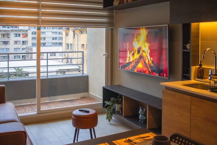 Santiago Centro Moderno Departamento Con Encanto - 聖地牙哥