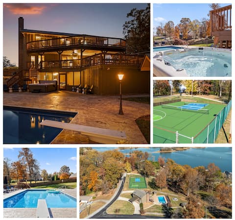 Chickamauga Lookout-Pool/HT/pickleball/game rm