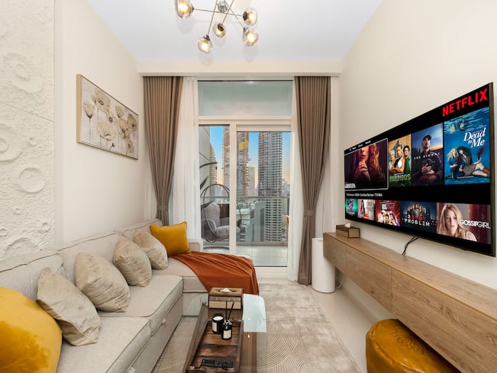Charming & Cozy 1br | Burj Khalifa Skyline View - Dubai