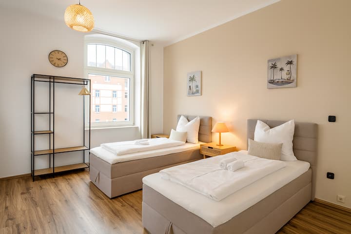 Raha Apartments - Ihr Komfortables Zuhause Am Hbf - Erfurt