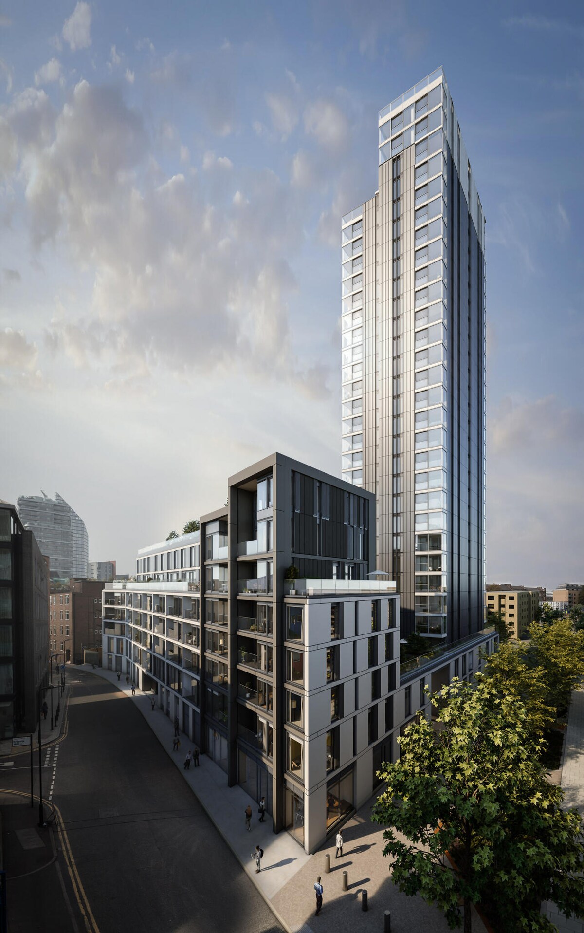 View of Luxurious apartment in high rise central London - Airbnb