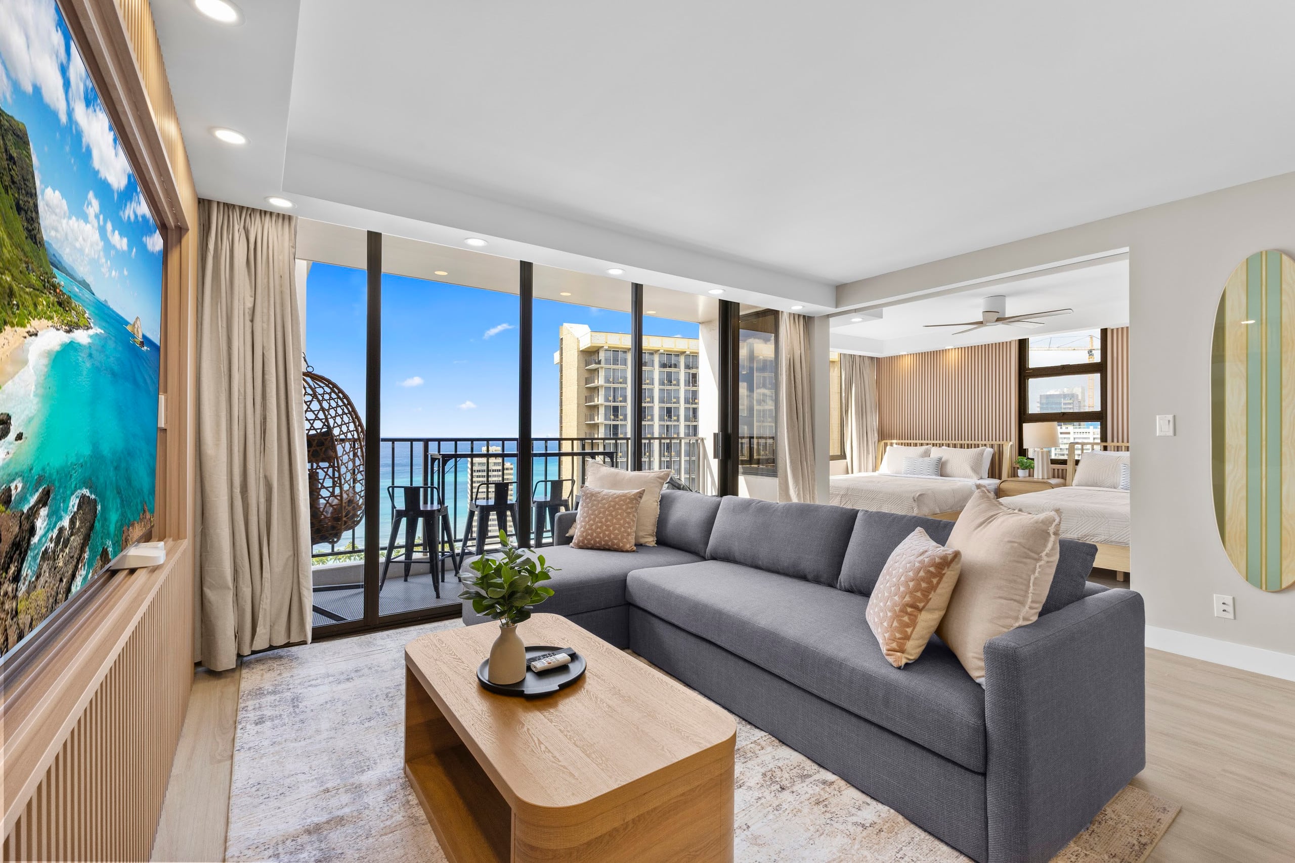 33F-Stunning Ocean View 1BR-Waikiki/Free Parking~ - Image 6