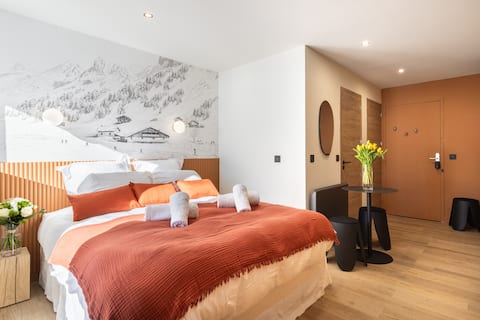 Top Airbnb: Chic 3-room ski-in/ski-out apartment - Val Thorens à Les Belleville