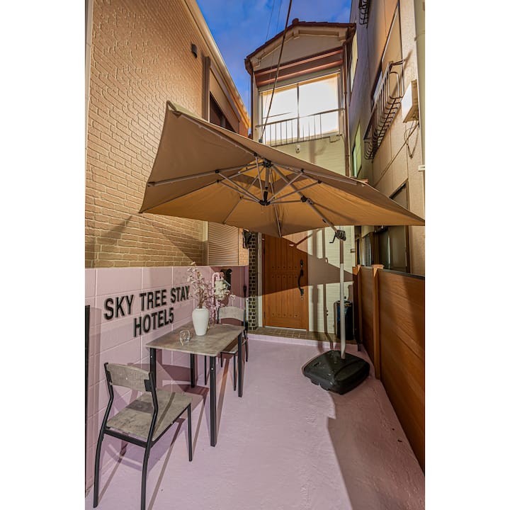 Sky Tree Stay Hotel 5 8-minute walk from Yahiro Station 3-minute