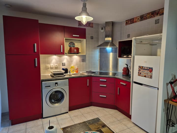 Grand Studio 34m² + Terrasse 24m² Sur Vue Arborée - Bonneville