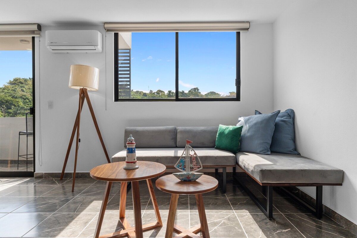 Anuncio de Airbnb popular: Modern Apartment with Pool | Ixtapa, 2 Bedrooms en Ixtapa