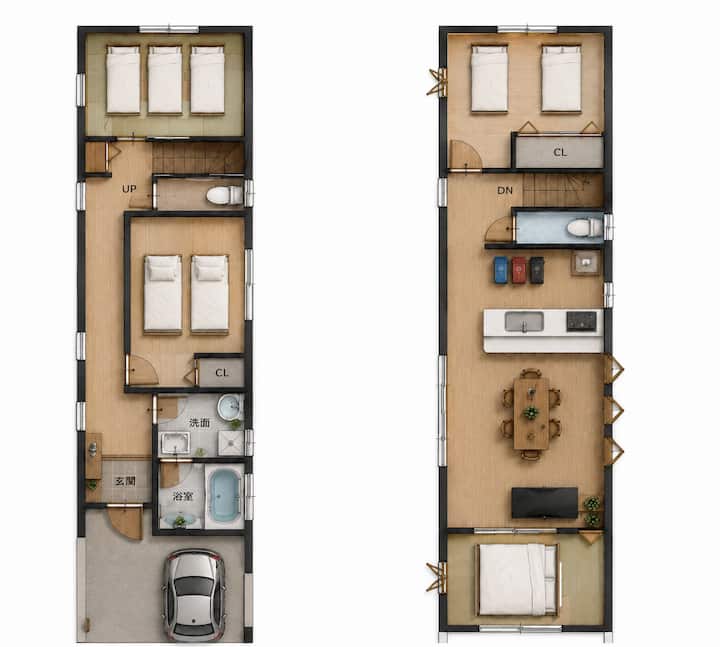 TD235 JR Yamanote Line | Super Spacious Japanese Style Villa | 10